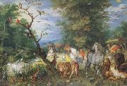 BRUEGHEL, Jan the Elder, The Animals entering thte Ark (mk08)